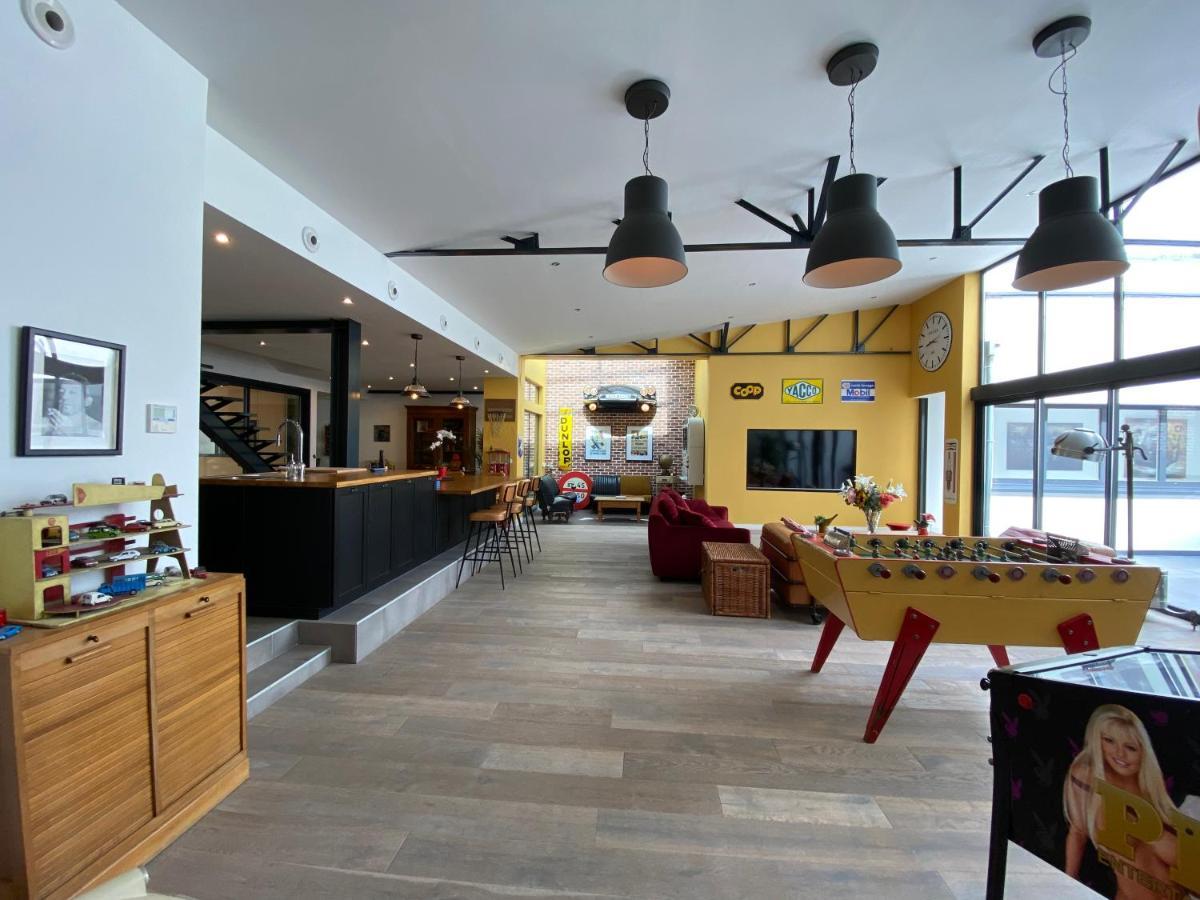 Loft Spa Reims-Fr 250M2 Privatifs, Piscine Interieure Chauffee, Spa Et Parking ภายนอก รูปภาพ
